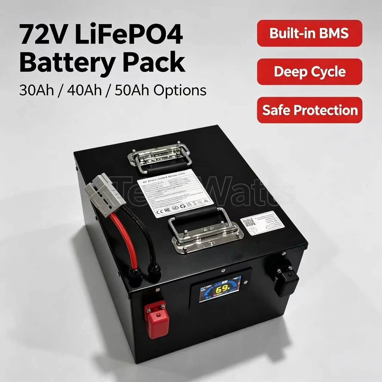 72V 40Ah Lifepo4 Battery Pack - 72v 30Ah 30A 40Ah 40A 50Ah