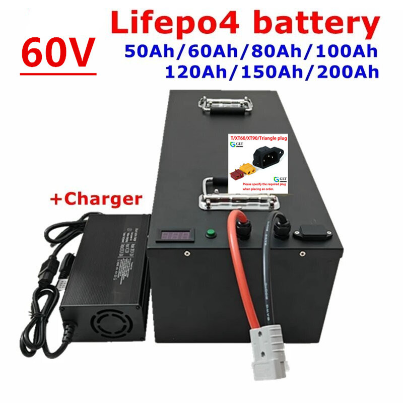 60V 50Ah Electric Scooter Battery - 60V 50Ah 100Ah LiFePO4 Battery Pack