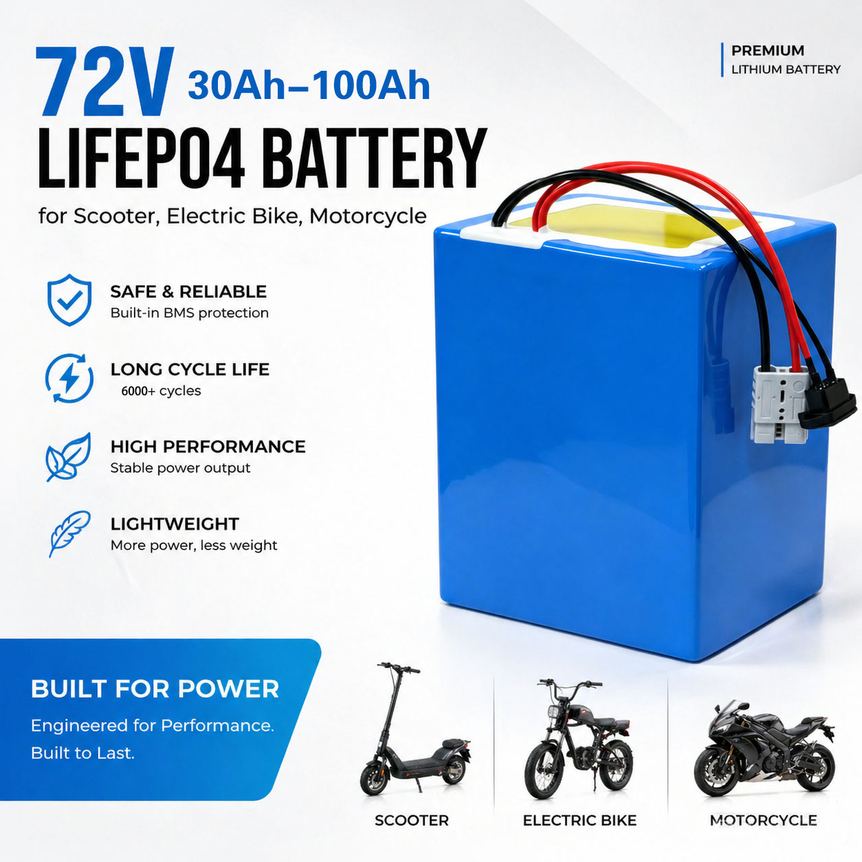 Lithium LiFePO4 72V 50Ah 60Ah  - 72V 40Ah Lifepo4 Battery Pack ulasan dan harga